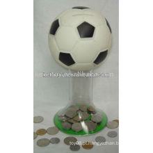 Caixa de moedas de futebol